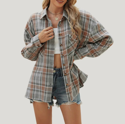 Carly Plaid Button Up