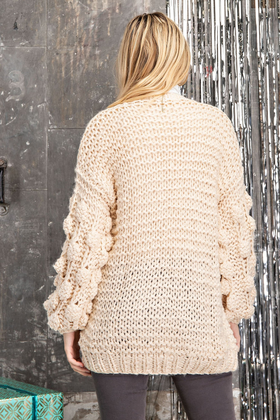 Chunky Knit Cardigan - Butter